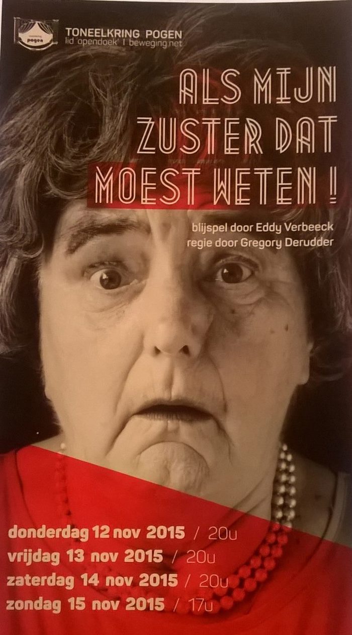 Als mijn zuster dat moest weten - Eddy Verbeeck